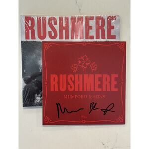 Mumford and Sons SIGNED RUSHMERE CD W/AUTOGRAPHED INSERT NEW #2